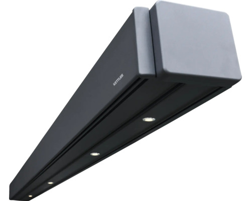 Logo Kettler na terasovém zastřešení s osvětlením