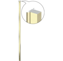 Hliníkový sloupek s koncovkou