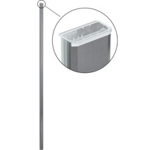 Detail nerezového sloupku s krytem