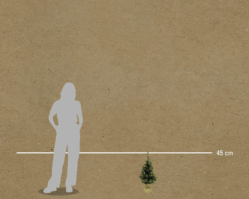Obrázek malého vánočního stromku s výškou 45 centimetrů