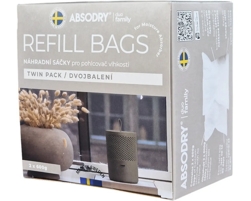 Absodry náhradní sáčky dvojité balení pro absorpci vlhkosti