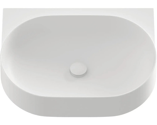 Umyvadlo na desku oválného tvaru do koupelny