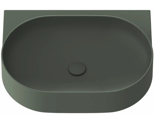 Umyvadlo na desku s oválným tvarem