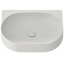 Keramické umyvadlo na desku s kulatou mísou