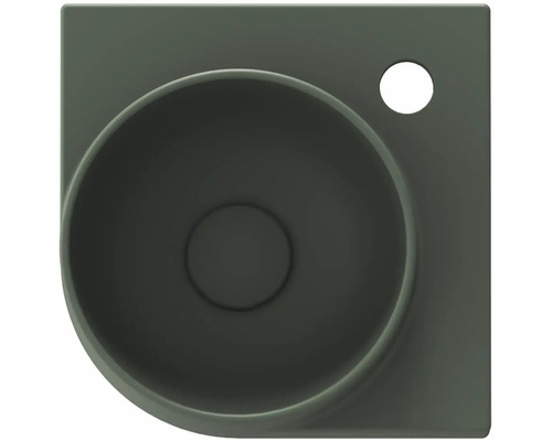 Umyvadlo na desku s kulatou mísou a otvorem pro kohoutek