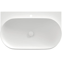 Pohled shora na oválné umyvadlo