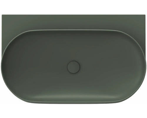 Pohled shora na umyvadlo s odkládací plochou