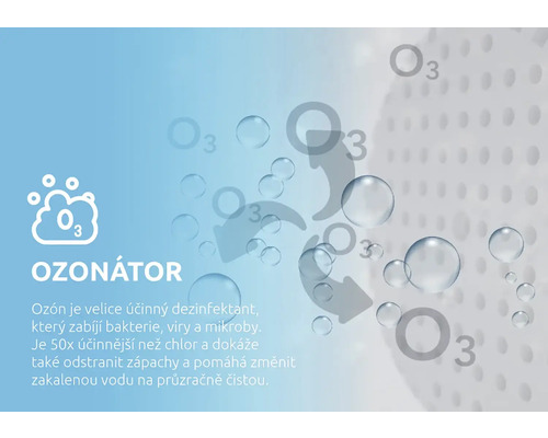 Grafické znázornění konceptu ozonizátoru pro úpravu vody