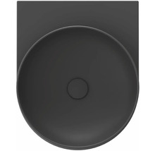 Pohled shora na kulaté umyvadlo