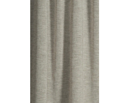 Detail závěsu s lněnou strukturou