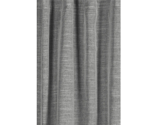 Závěs ze šedé tkaniny s přírodní texturou