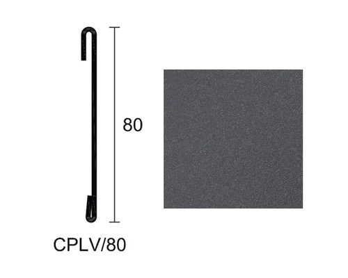 Závěsný profil CPLV/80 pro stavební desky, rozměry 80 mm