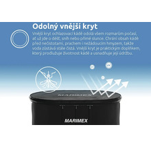 Kryt pro ochlazovací káď s ochranou proti povětrnostním vlivům, nečistotám a hmyzu.