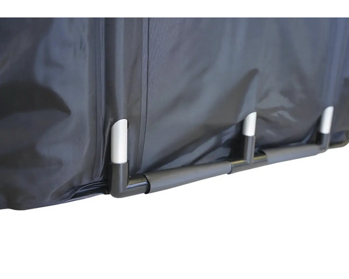 Detail fólie skleníku s rámem