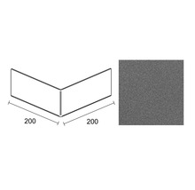 Rohová dlaždice o rozměrech 200 x 200 mm