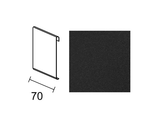 Schéma profilu s rozměrem a vzorem