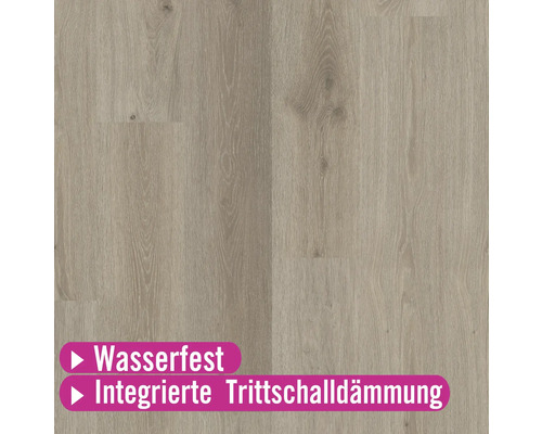 Voděodolná podlahová krytina s integrovanou kročejovou izolací