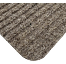 Detailní záběr rohožky s žebrovanou strukturou