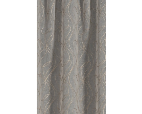 Záclona s vyšívaným vzorem