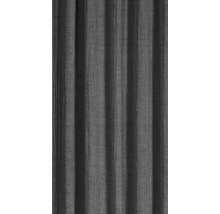 Šedý dekorativní závěs se záhyby