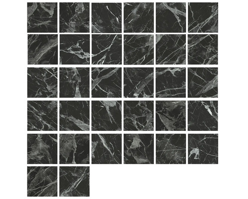 Čtvercové dlaždice se vzhledem mramoru