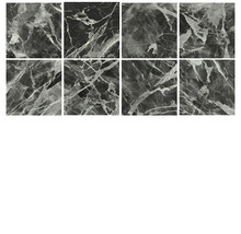 Osm keramických dlaždic se vzhledem mramoru