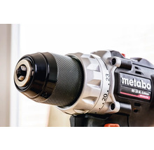 Detailní záběr vrtačky Metabo