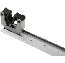 Kovová lišta na nářadí s jedním držákem