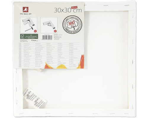 Malířské plátno, 30x30 cm, s pečetí prémiové kvality