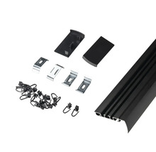 Komponenty pro montáž žaluzií: kryt, držáky a příslušenství