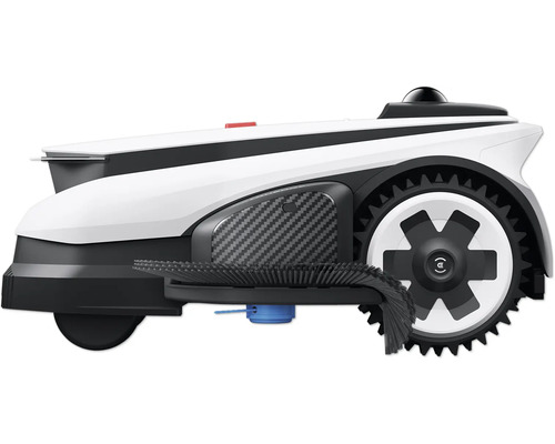 Boční pohled na robotickou sekačku