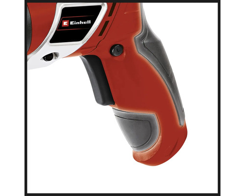 Detailní pohled na nářadí Einhell s rukojetí a ovládacími prvky