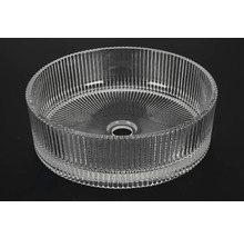 Stínidlo lampy z vroubkovaného skla