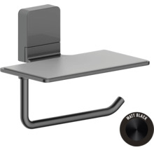 Držák toaletního papíru s poličkou v matném provedení