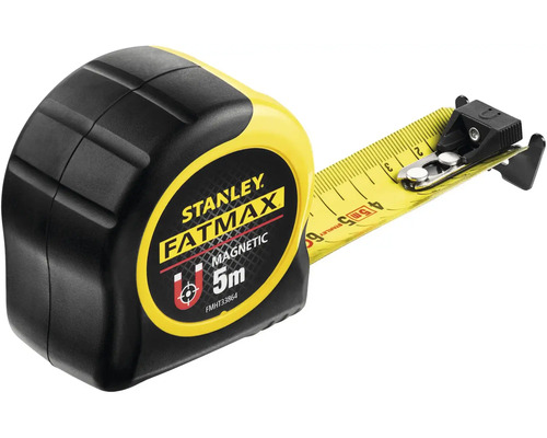 Stanley Fatmax svinovací metr s magnetickým hákem, 5 metrů