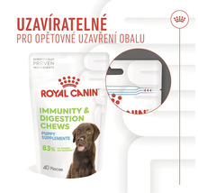 Royal Canin Immunity and Digestion Chews doplněk stravy pro štěňata v uzavíratelném obalu