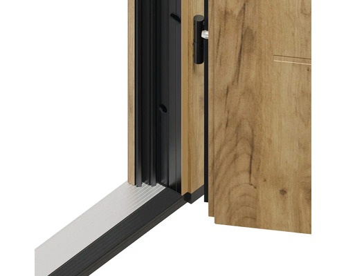 Detail interiérových dveří s rámem