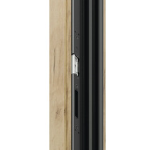 Detailní pohled na zámek dveří v zárubni