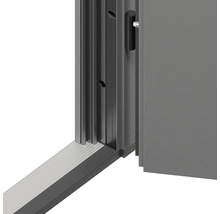 Detailní pohled na dveře s rámem dveří