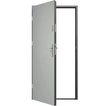 Otevřené jednokřídlé ocelové vchodové dveře