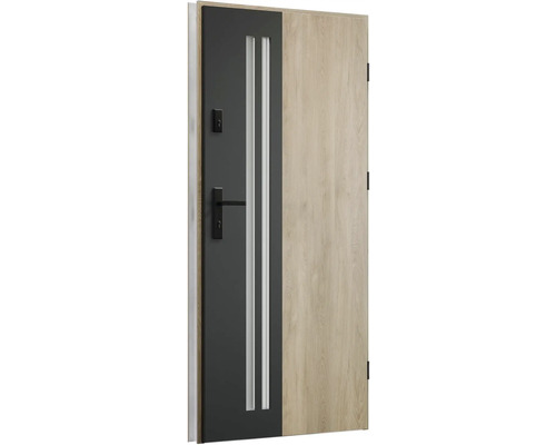 Vchodové dveře s bočním dílem a světelným výřezem