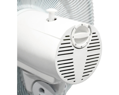 Detailní záběr ventilátoru s regulátorem rychlosti