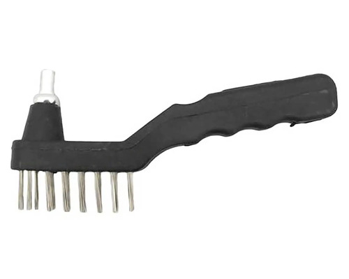 Drátěný kartáč s odvzdušňovacím kolíkem a plastovou rukojetí