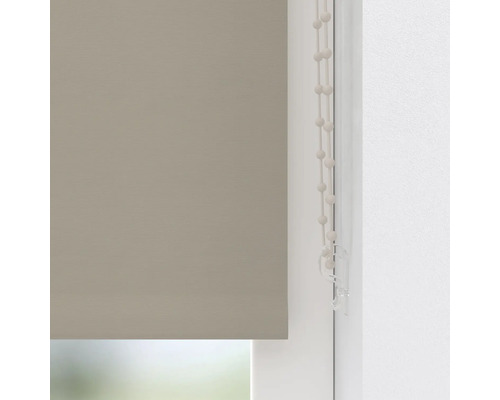 Béžová okenní roleta s kuličkovým řetízkem