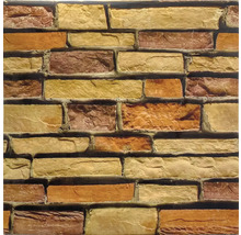 Detail zdi s kamennou tapetou