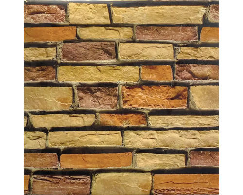 Detail zdi s kamennou tapetou