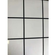 Detail posuvných dveří s kazetovým vzhledem