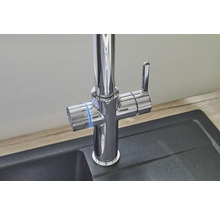 Kuchyňská baterie s bočním regulátorem teploty