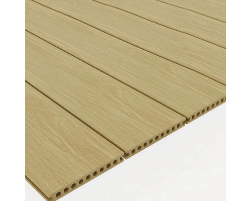 Terasy z dřevoplastu s dutým komorovým profilem