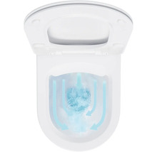 Bílé WC se splachovací funkcí